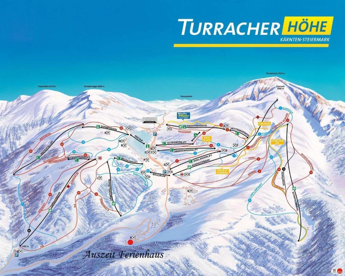 Auszeit Ferienhaus Fur 6 Personen ,Mit Grosser Terrasse Und Panoramablick, Turracher Hohe -A1 Haus 436 A Links- Zewnętrze zdjęcie